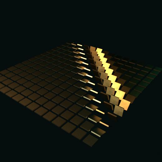 Mode Shift rendered in Blender 5.2, Signal Dusk