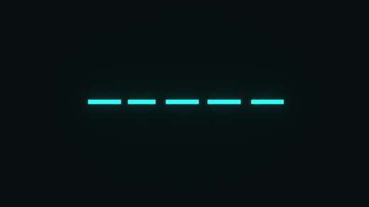 Reactive Wordmark rendered in Blender 5.2, Signal Dusk